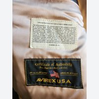 Vintage AVIREX, Air Mail Leather Flight Bomber Jacket, Size Large