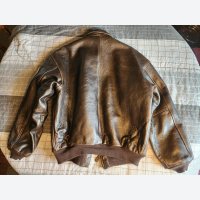 Vintage AVIREX, Air Mail Leather Flight Bomber Jacket, Size Large