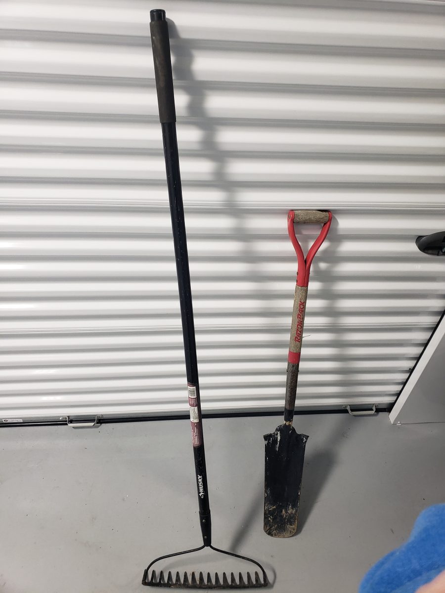Garden Tool Set - Rake and Spade