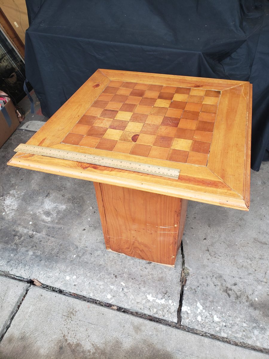 Wooden Chess Set with Storage Box