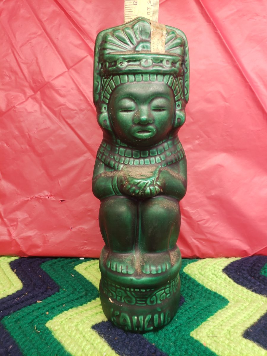 Alcohol / Liquor Decanter : Mesoamerican / Aztec Style