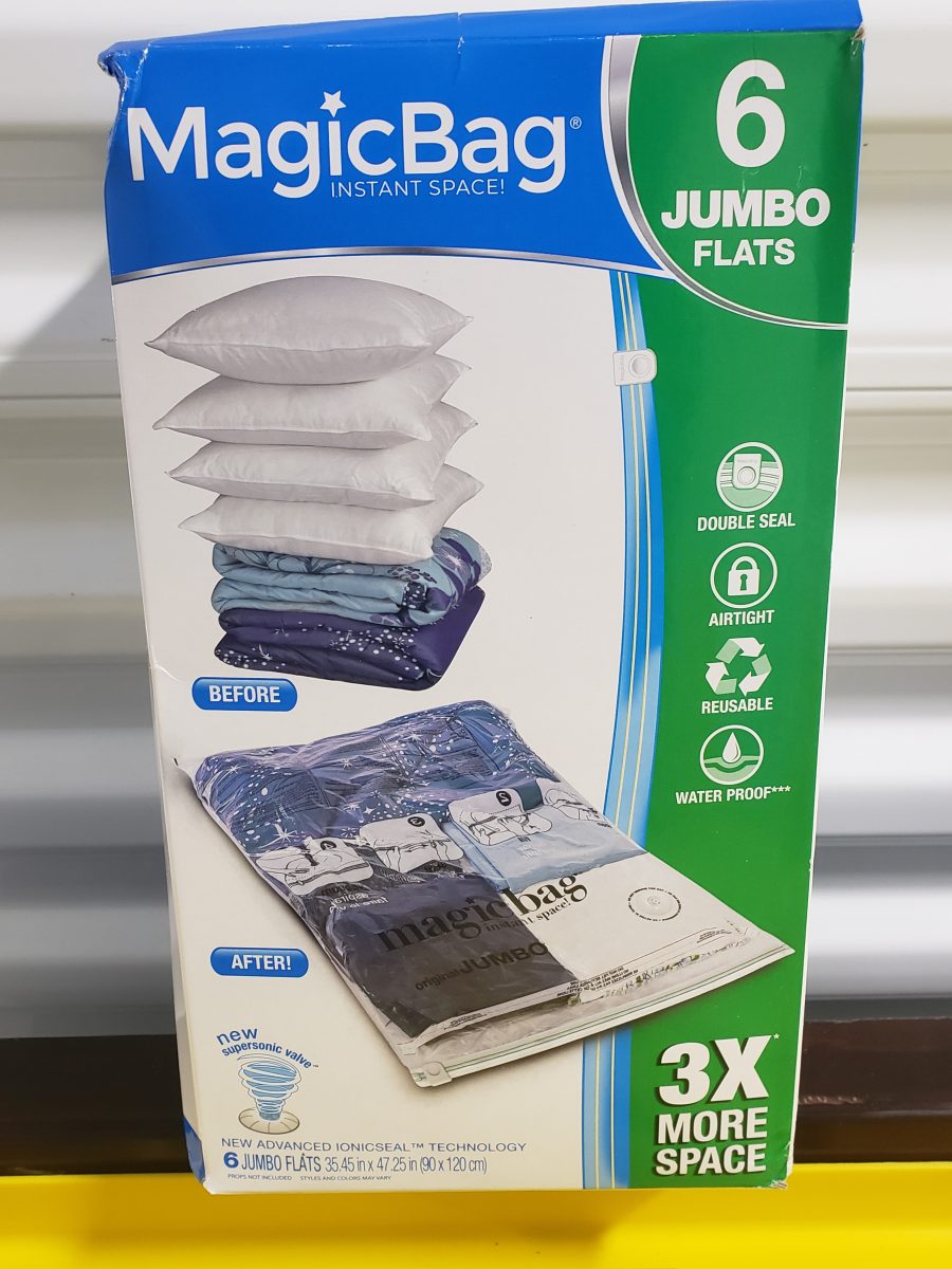 MagicBag Vacuum Storage Bags - 6 Jumbo Flats