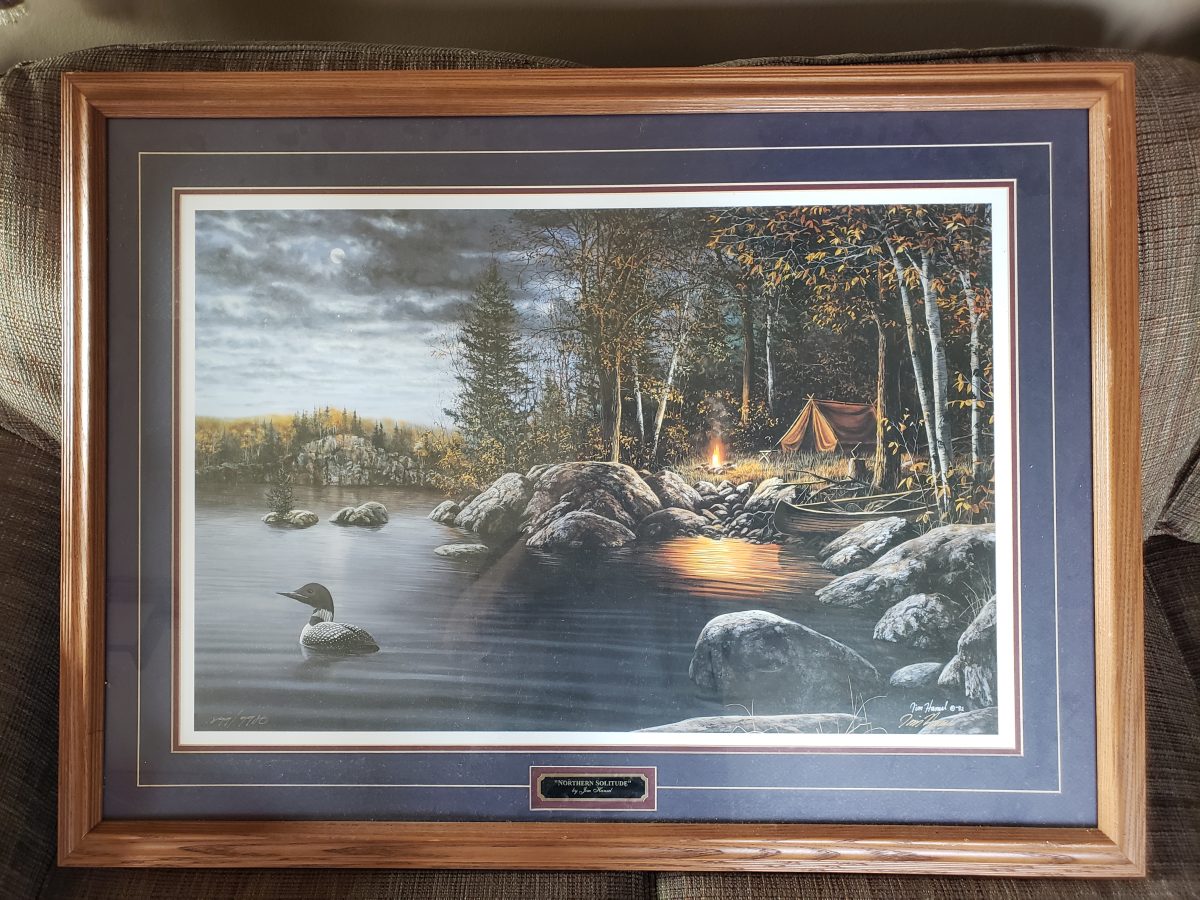 Framed Limited Edition Print - "Northern Solitude" by Jim Hansel