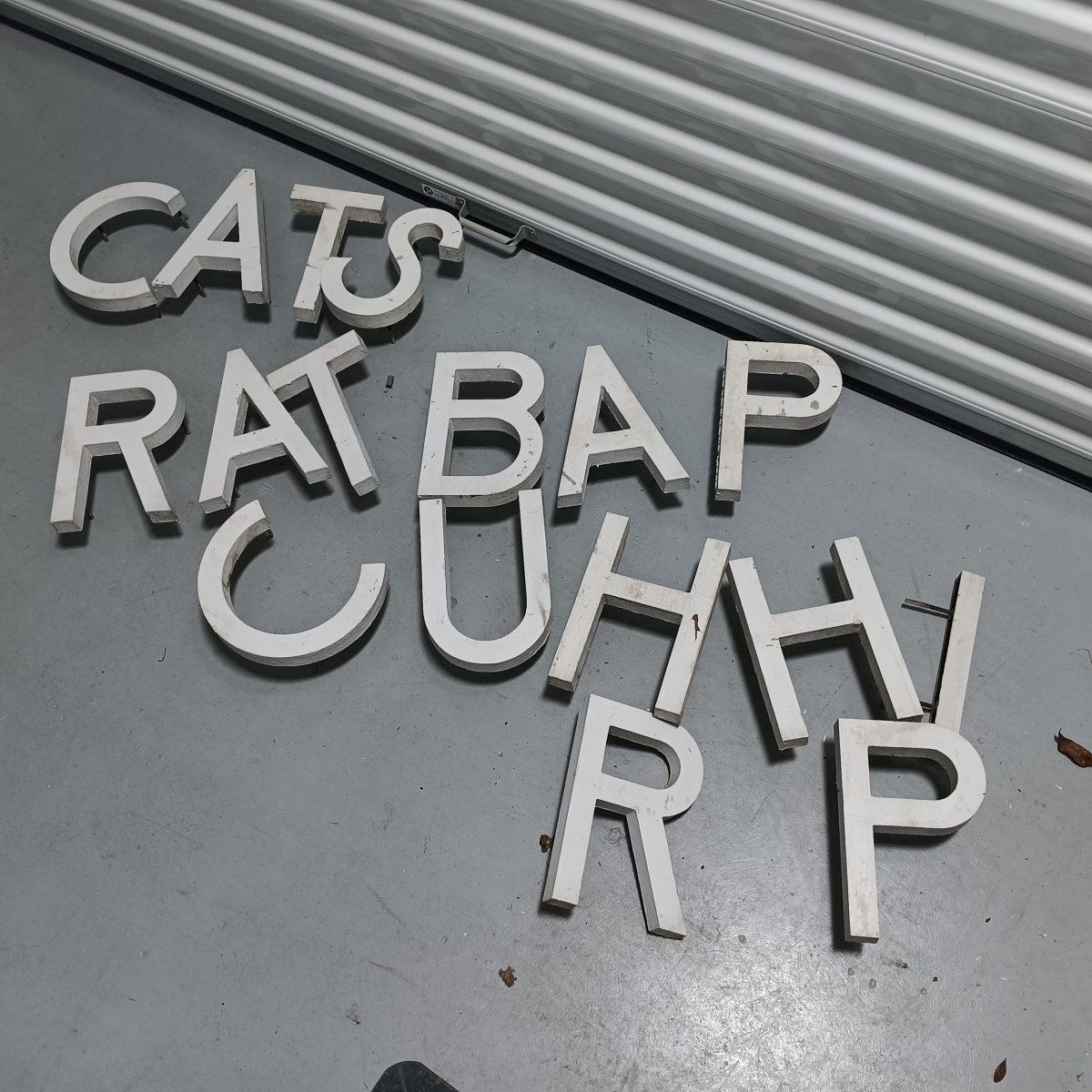 Sign-Making Equipment and Letters Collection