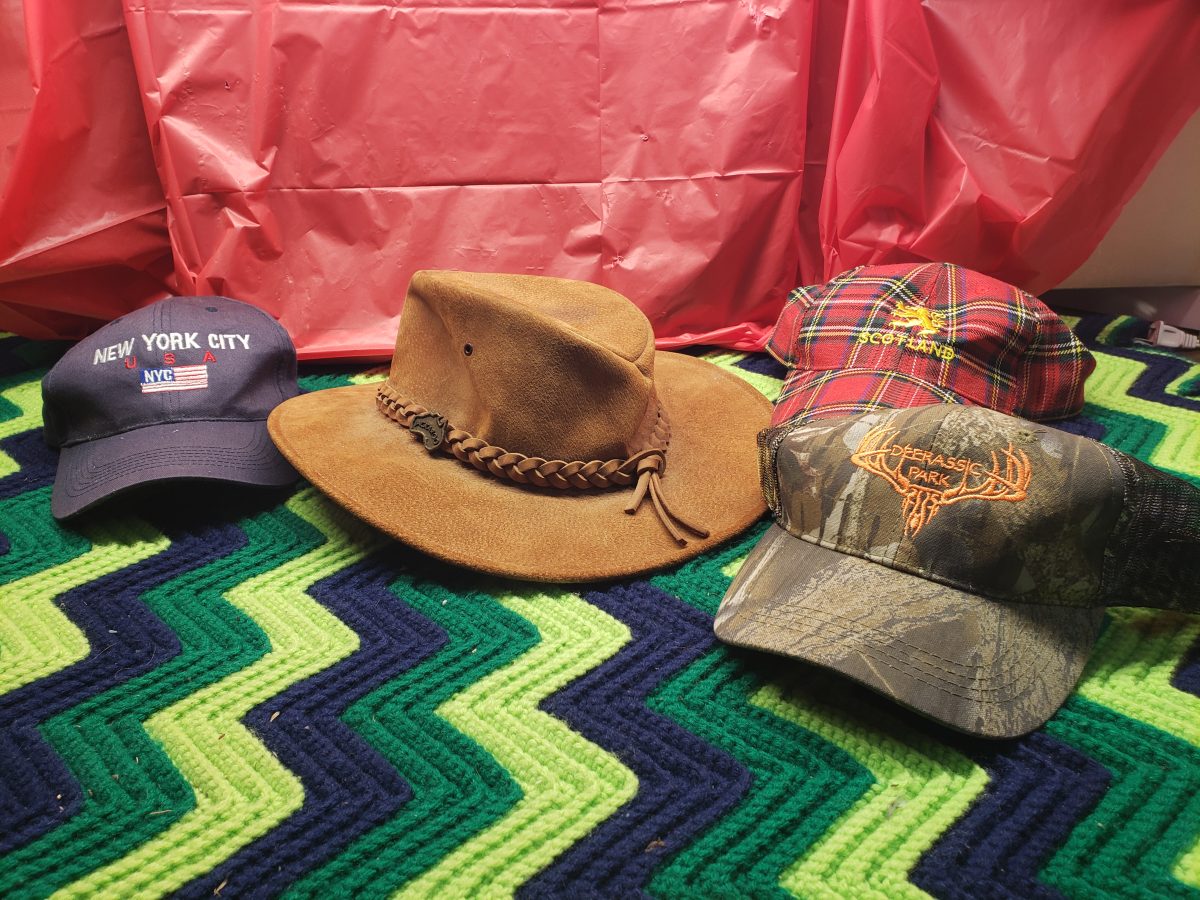 Jackaroo Australian-Style Leather Hat + 3 Other Vintage Hats