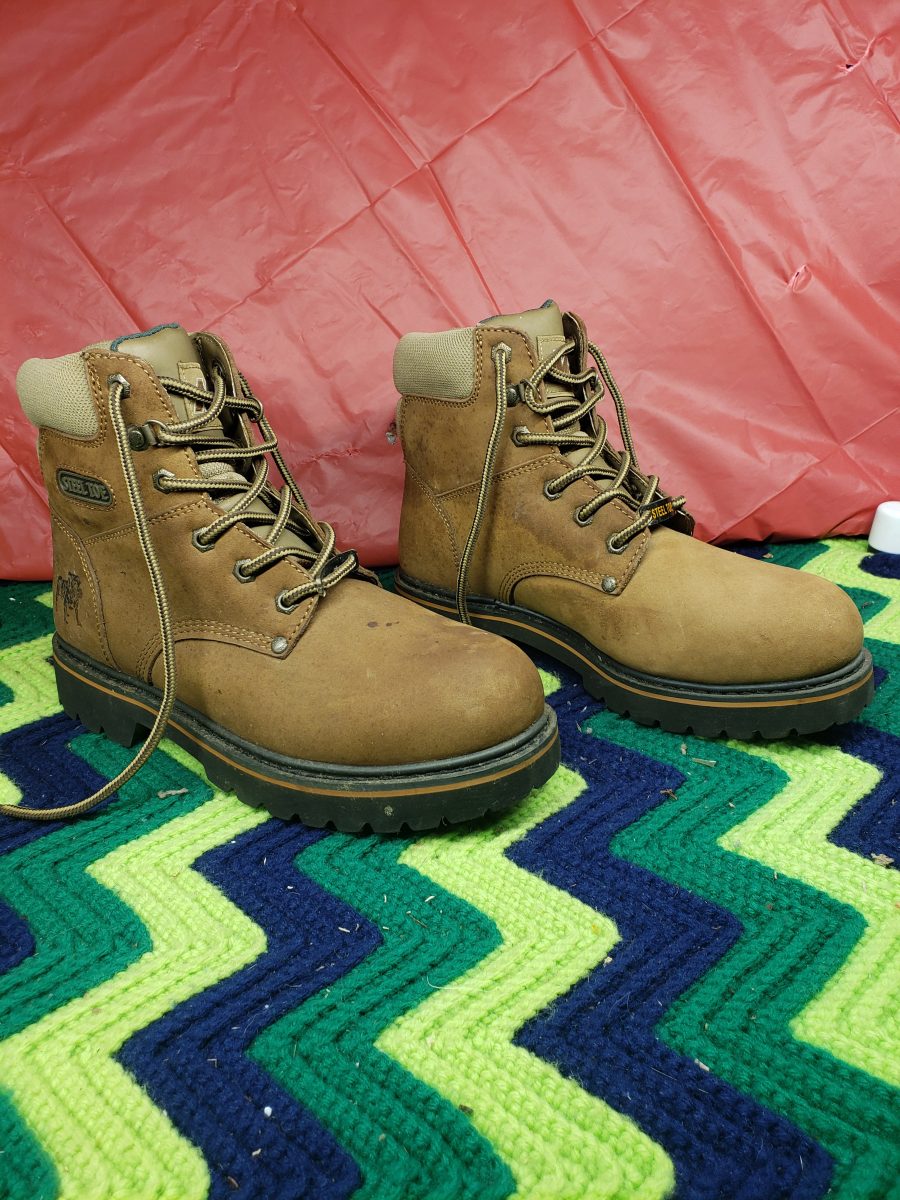 Mack Work Boots - Steel Toe: Size 8.5"