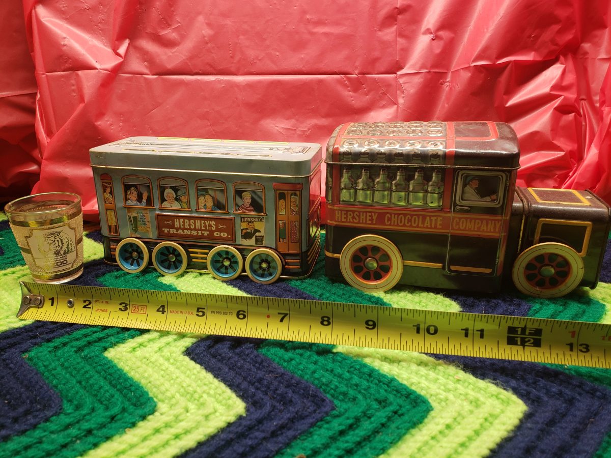 Hershey's Collectible Train Set and Cleveland Metroparks Zoo Shot Glass