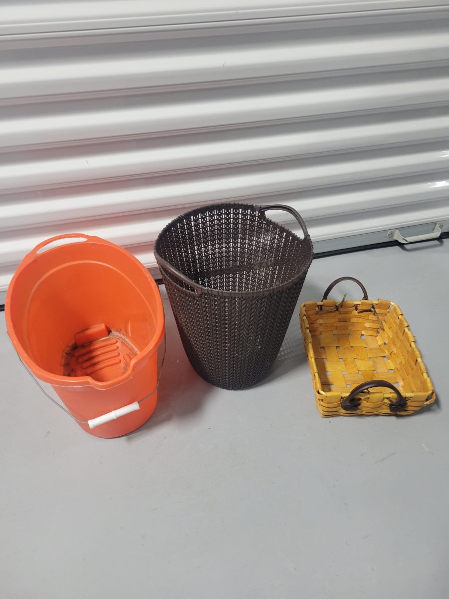 Collection of Three Household Storage Containers