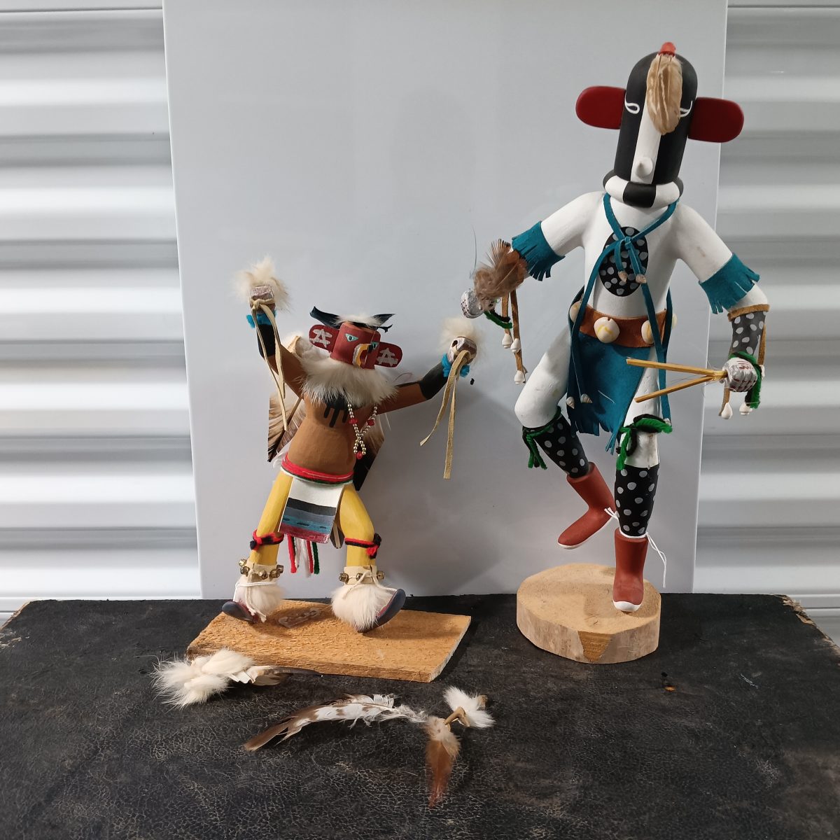Native American Kachina Dolls - Pair