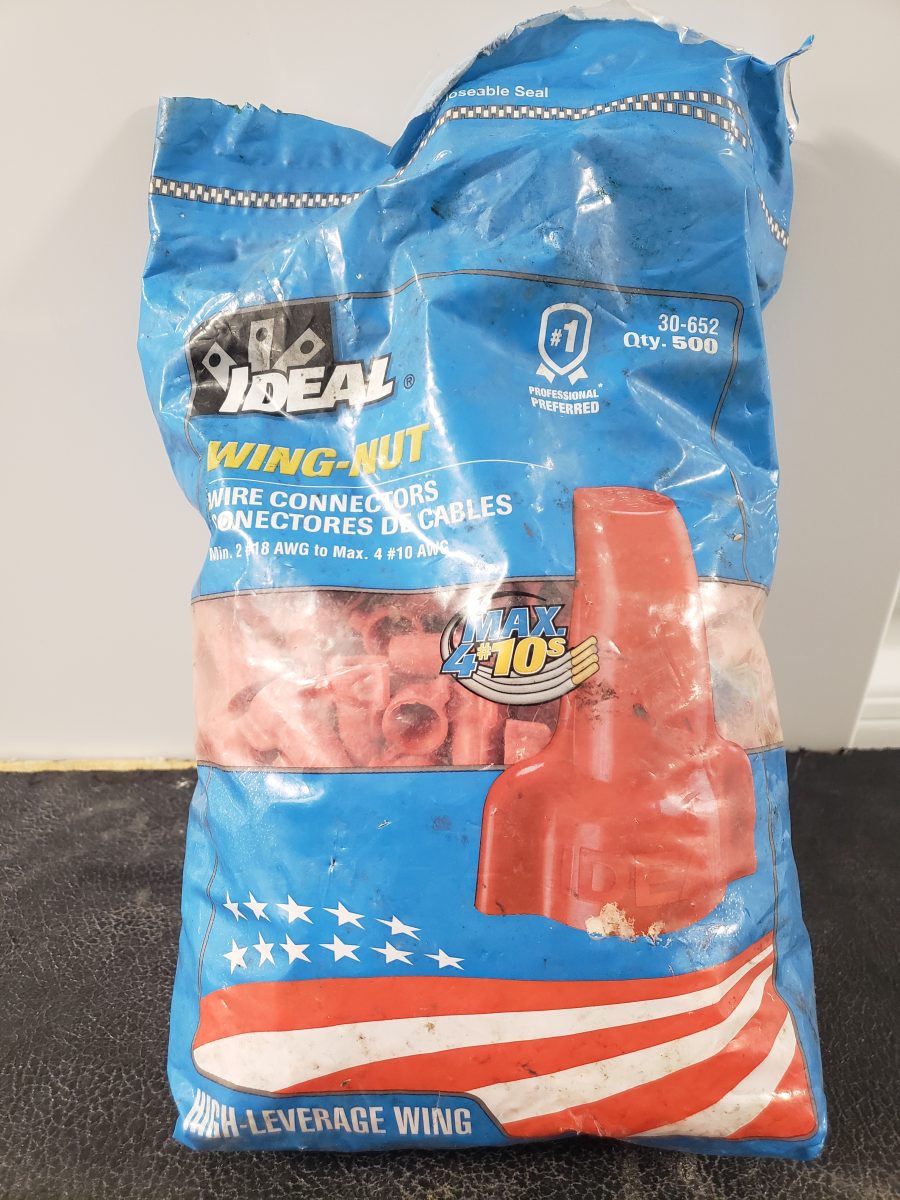 Electrical Wire Connectors in Original Packaging (open)