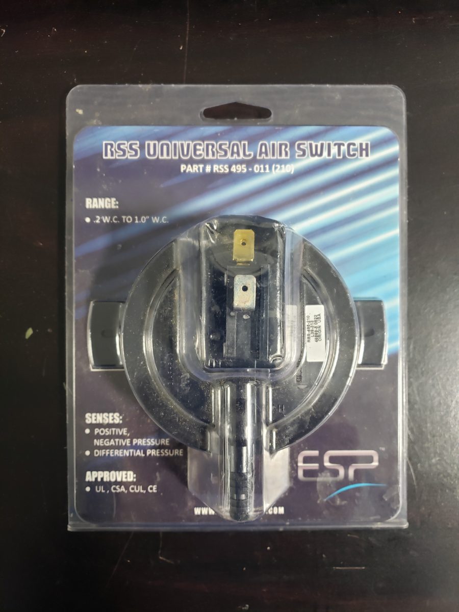 HVAC Air Pressure Switch - ESP RSS-495-011