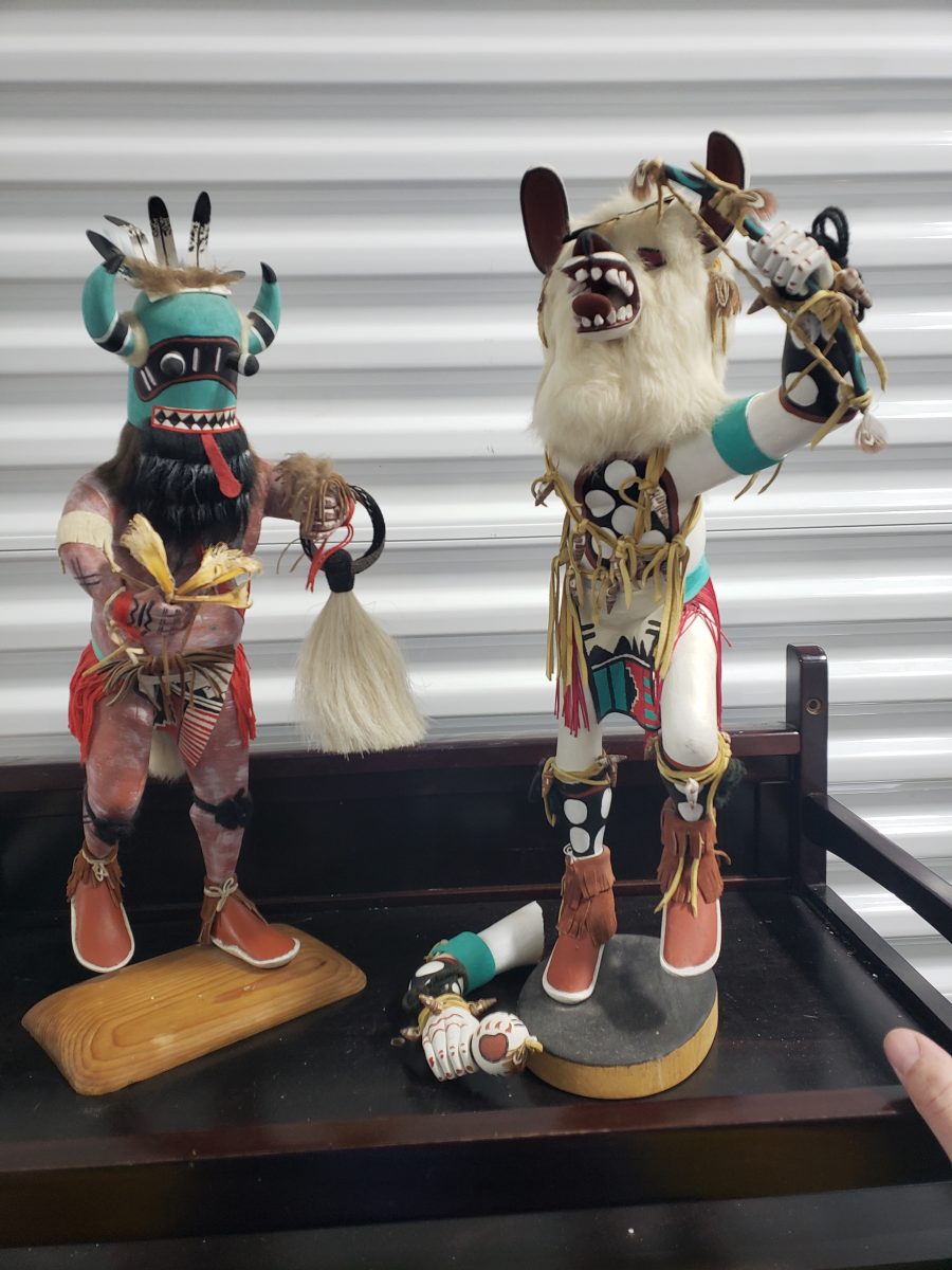 Native American Kachina Dolls - Set of Two