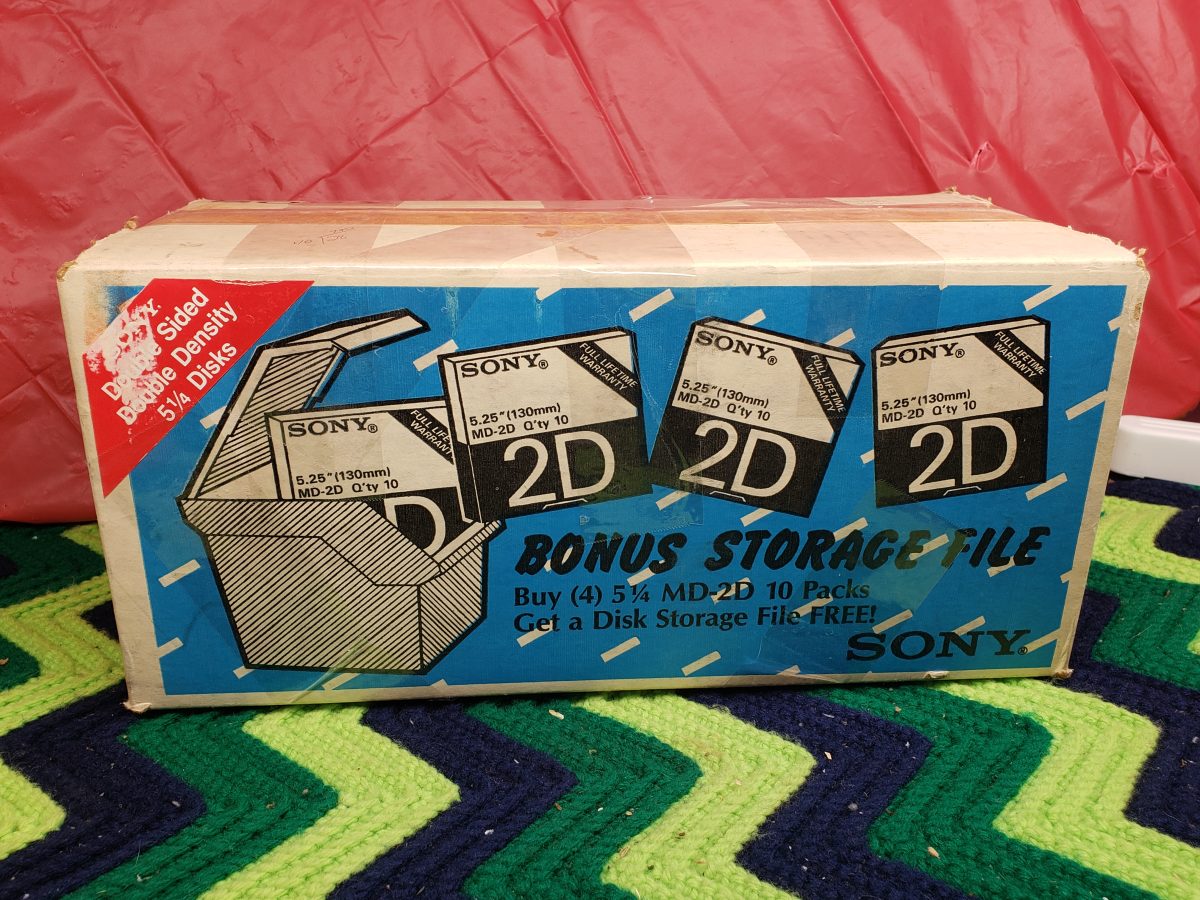 Sony MD-2D MiniDisc Storage Bundle - Vintage Computer Media Set