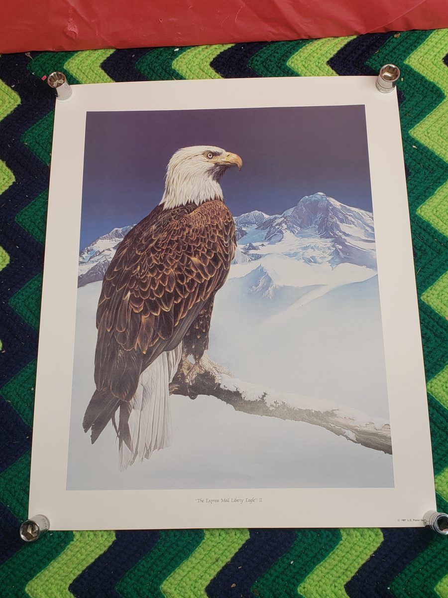 U.S. Postal Service Eagle Print - "The Express Mail Liberty Eagle" II