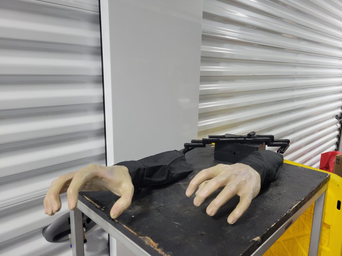 Animated Halloween Hand Prop