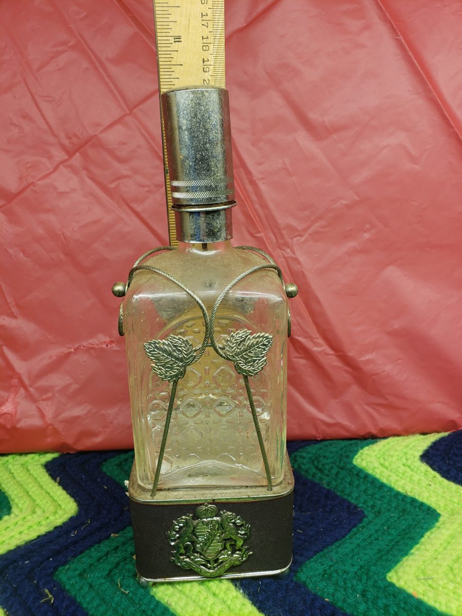 Vintage Decanter Shaped Music Box - plays sad song when you pick up since it is an empty bottle